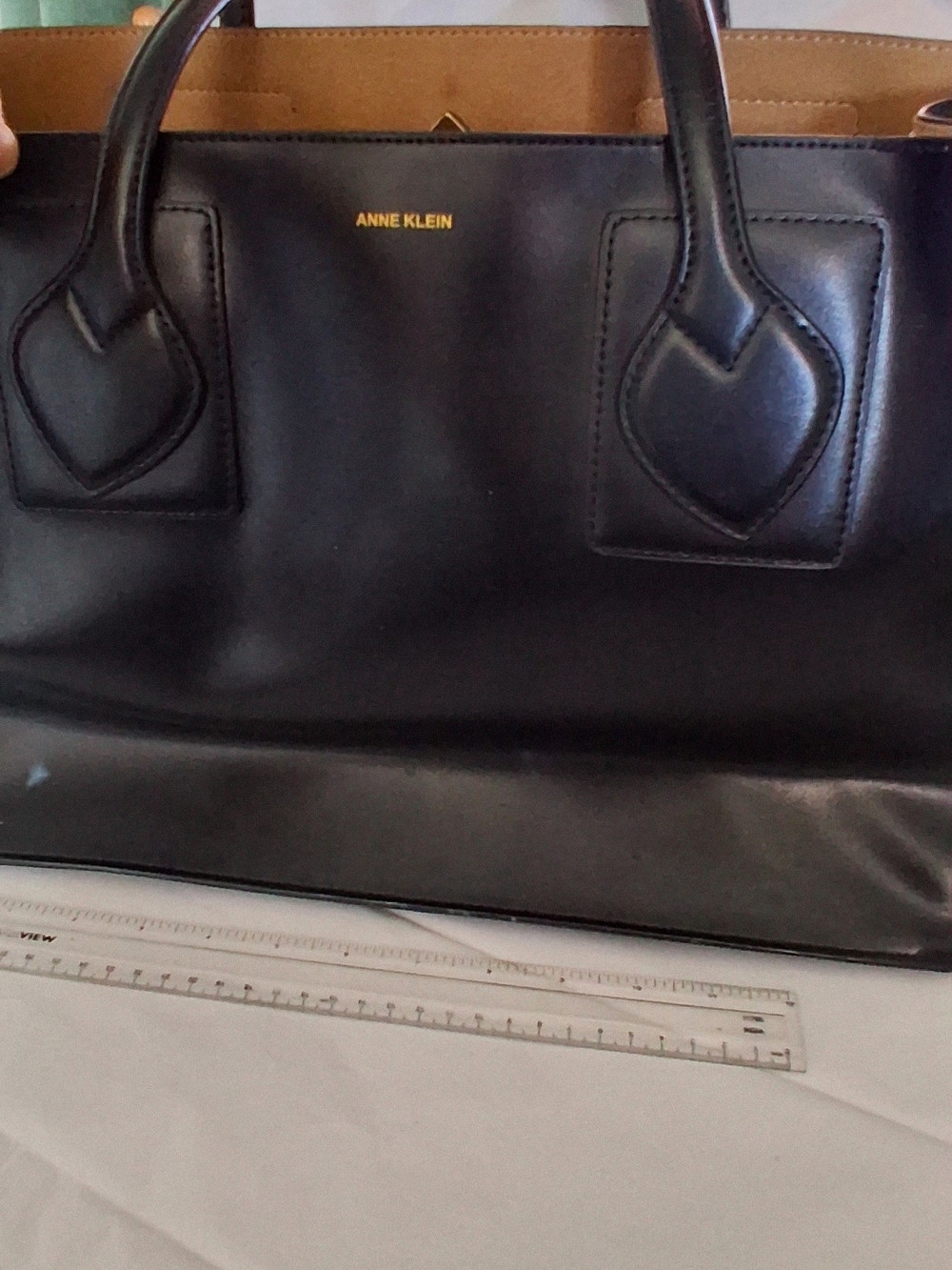 Anne Klein Black Structured Tote